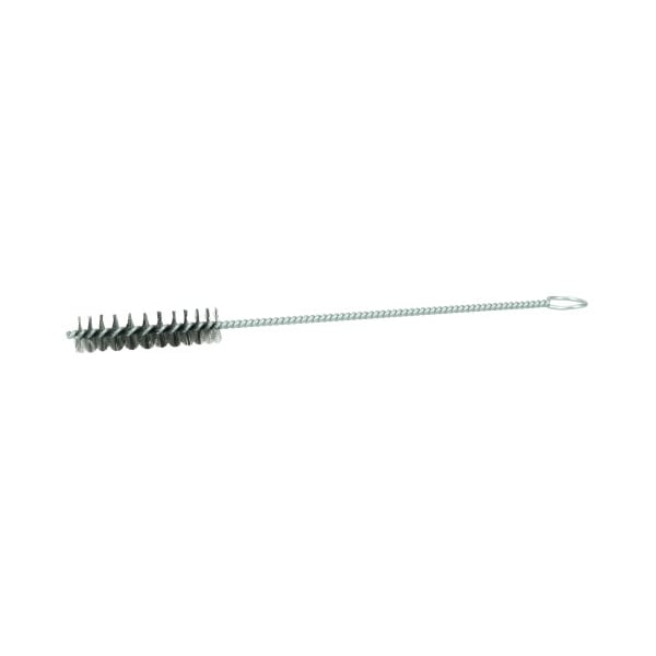 Weiler 1/2" Hand Tube Brush, .004" Stainless Steel Wire Fill, 2" Brush Length 21104 - main
